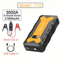 Thumbnail for 3000A Portable Car Battery Starter & Power Bank - InspiredGrabs.com