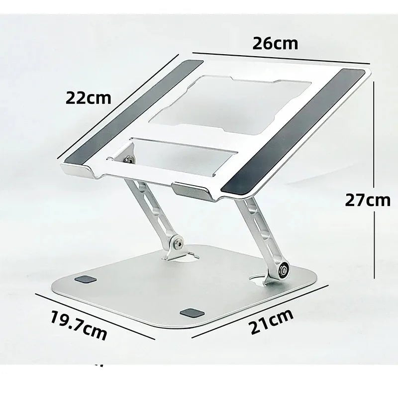 360° Adjustable Aluminum Laptop Stand - InspiredGrabs.com