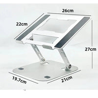 Thumbnail for 360° Adjustable Aluminum Laptop Stand - InspiredGrabs.com