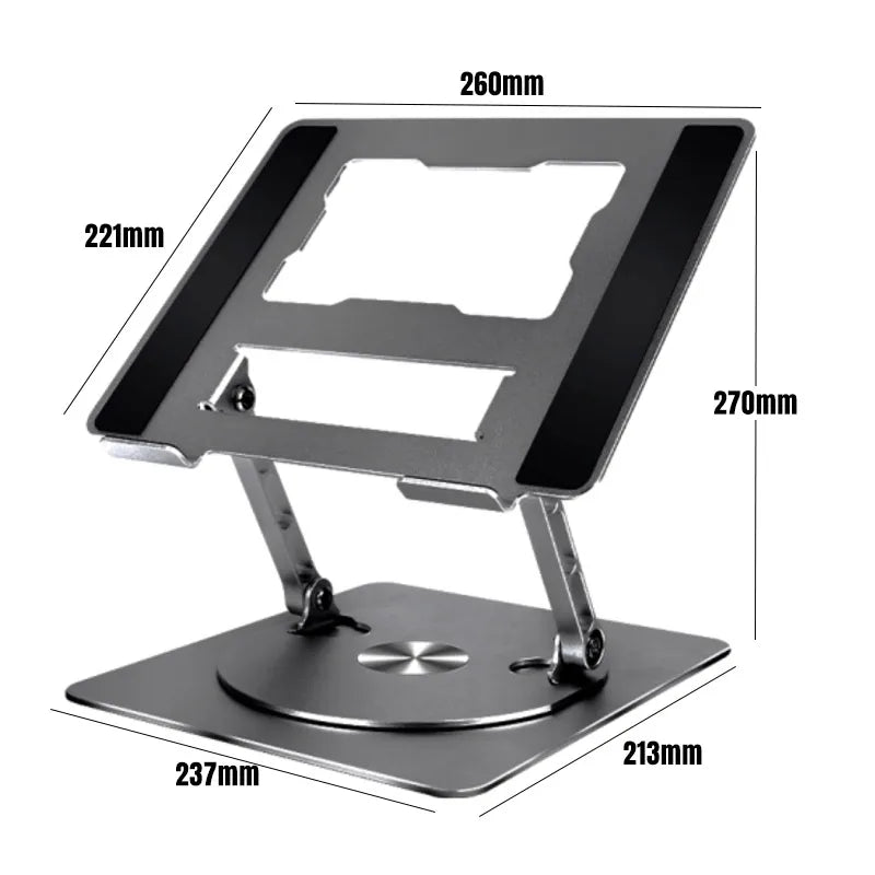 360° Adjustable Aluminum Laptop Stand - InspiredGrabs.com