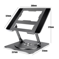 Thumbnail for 360° Adjustable Aluminum Laptop Stand - InspiredGrabs.com