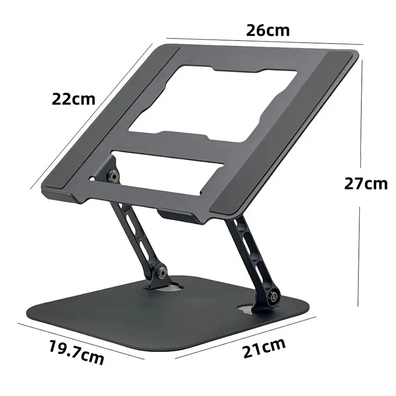 360° Adjustable Aluminum Laptop Stand - InspiredGrabs.com