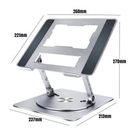 Thumbnail for 360° Adjustable Aluminum Laptop Stand - InspiredGrabs.com