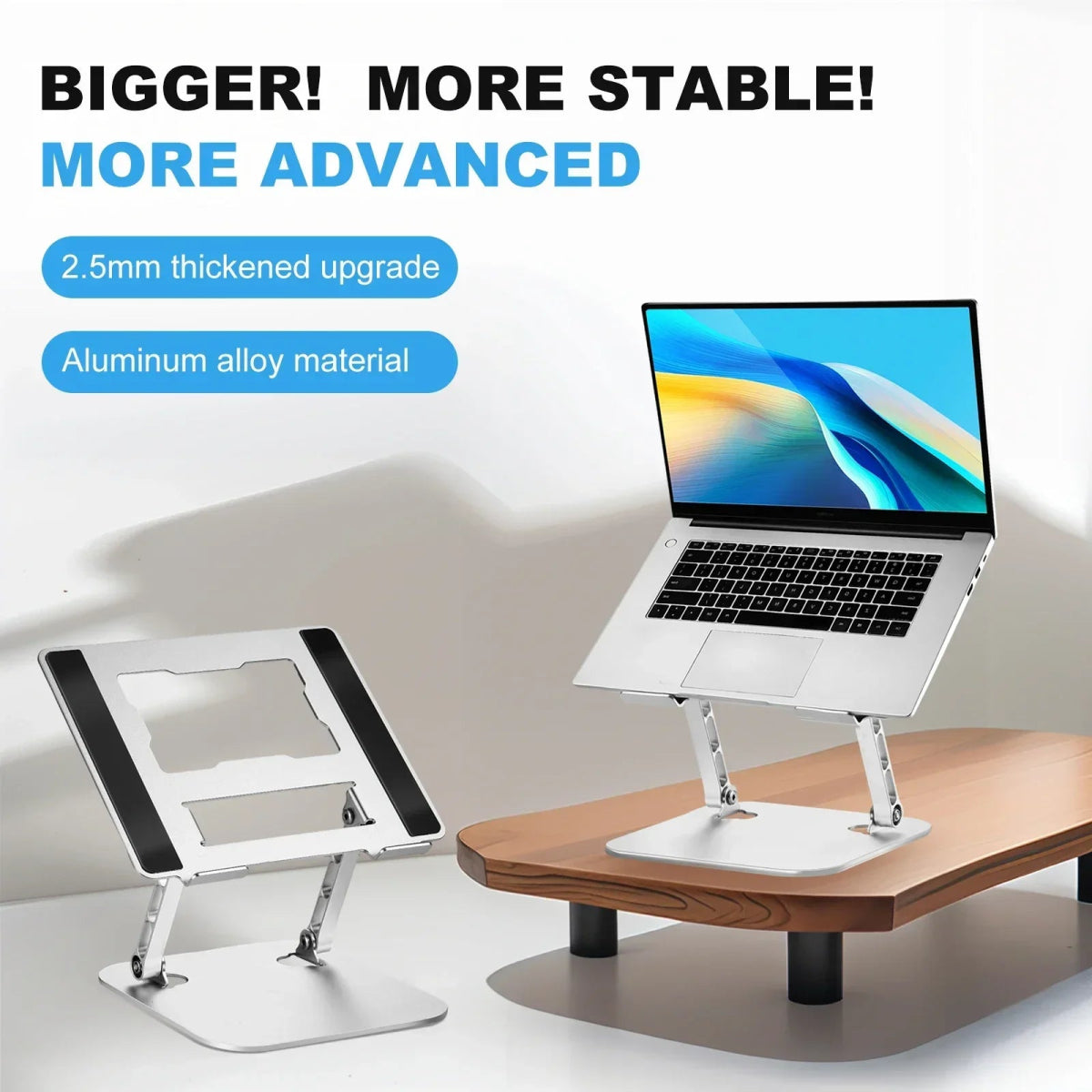 360° Adjustable Aluminum Laptop Stand - InspiredGrabs.com