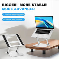 Thumbnail for 360° Adjustable Aluminum Laptop Stand - InspiredGrabs.com