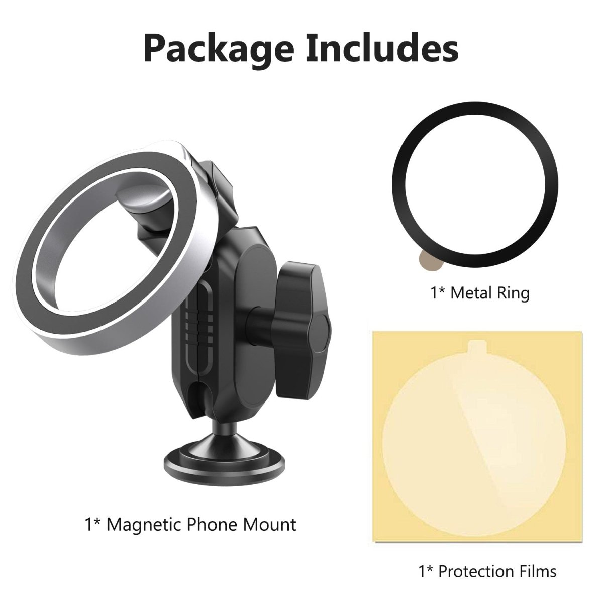 360° Car Phone Holder with MagSafe & Aluminum - InspiredGrabs.com