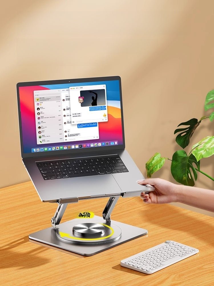 360° Rotatable Aluminum Laptop Stand - InspiredGrabs.com