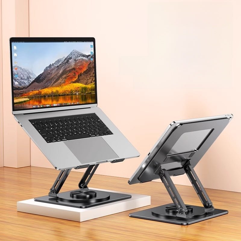 360° Rotatable Aluminum Laptop Stand - InspiredGrabs.com