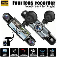 Thumbnail for 4 Channel 360 Degree Dash Cam 1080P Driving Recorder - InspiredGrabs.com