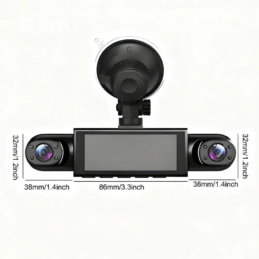 4 Channel 360 Degree Dash Cam 1080P Driving Recorder - InspiredGrabs.com