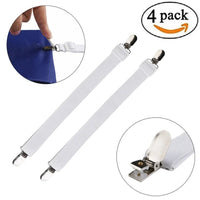 Thumbnail for 4-Pack Adjustable Fitted Sheet Corner Fasteners - InspiredGrabs.com
