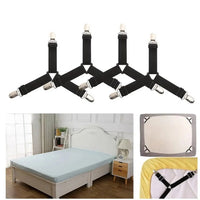 Thumbnail for 4-Pack Adjustable Fitted Sheet Corner Fasteners - InspiredGrabs.com