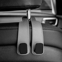 Thumbnail for 4-Pack Car Seat Headrest Hooks – Black - InspiredGrabs.com