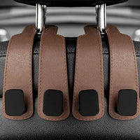 Thumbnail for 4-Pack Car Seat Headrest Hooks – Black - InspiredGrabs.com