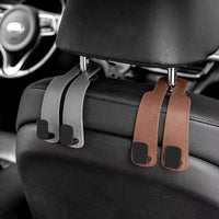 Thumbnail for 4-Pack Car Seat Headrest Hooks – Black - InspiredGrabs.com