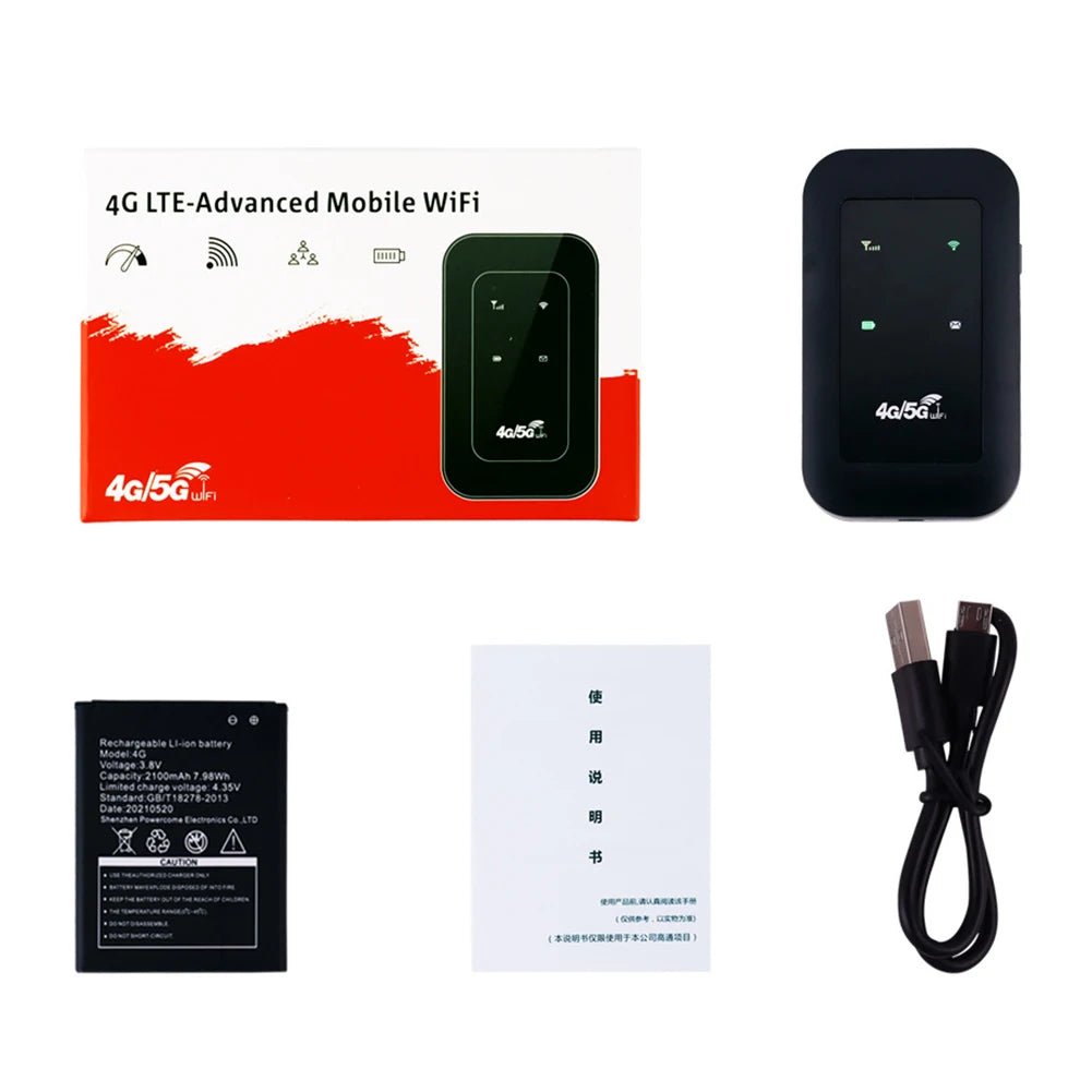 4G LTE Portable Mobile WiFi Router – 150Mbps Pocket MiFi Hotspot - InspiredGrabs.com