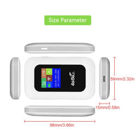 Thumbnail for 4G LTE Wireless Router Repeater with SIM Card Slot – 150Mbps Portable WiFi Hotspot - InspiredGrabs.com