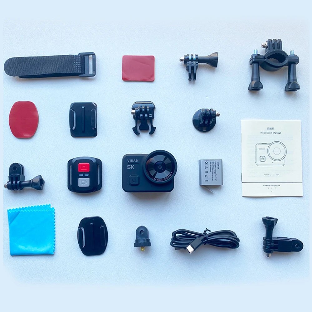 4K Action Camera with Stabilizer & WiFi - InspiredGrabs.com