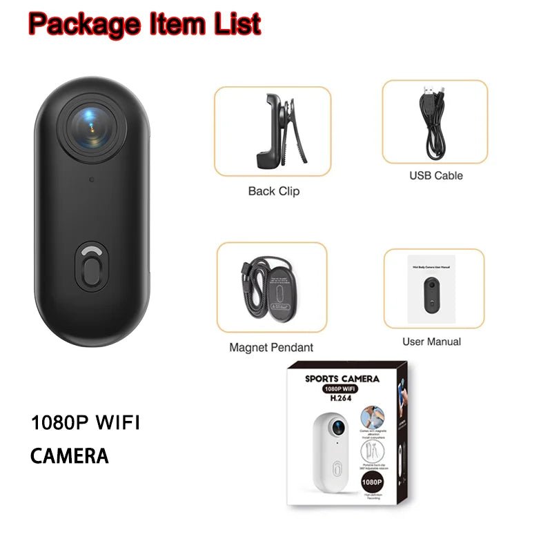4K Mini Vlog Body Camera - Compact and Powerful - InspiredGrabs.com
