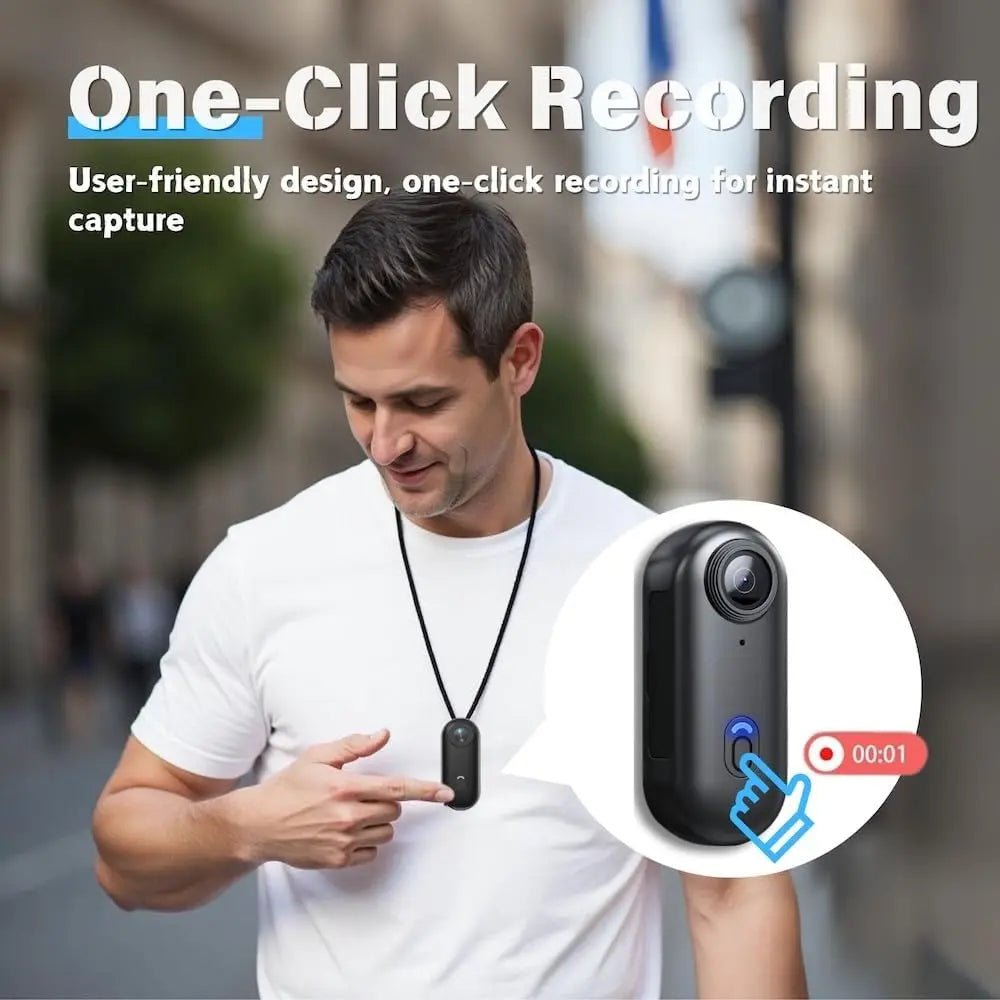 4K Mini Vlog Body Camera - Compact and Powerful - InspiredGrabs.com