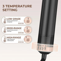 Thumbnail for 5 - in - 1 Blow Dryer Brush & Air Curling Wrap Styler – Detachable Hot Air Brush Set - InspiredGrabs.com