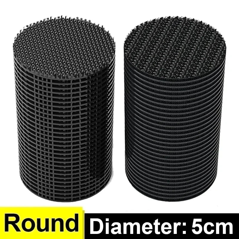 50-Pair Square Hook-and-Loop Mat Fasteners - InspiredGrabs.com