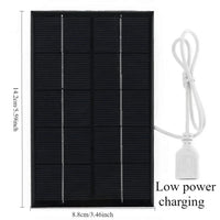 Thumbnail for 5W Portable Solar Panel Charger for Outdoors - InspiredGrabs.com