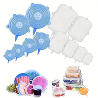 Thumbnail for 6-Piece Reusable Silicone Stretch Lid Set - InspiredGrabs.com