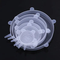 Thumbnail for 6-Piece Reusable Silicone Stretch Lid Set - InspiredGrabs.com