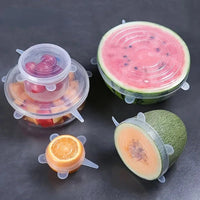 Thumbnail for 6-Piece Reusable Silicone Stretch Lid Set - InspiredGrabs.com