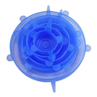 Thumbnail for 6PCS Useful Reusable Fresh-keeping Cover Non-slip Kitchen Gadgets Silicone Lids Stretch Microwave Lid - InspiredGrabs.com