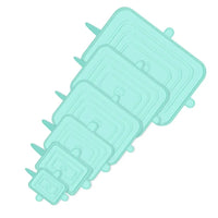 Thumbnail for 6PCS Useful Reusable Fresh-keeping Cover Non-slip Kitchen Gadgets Silicone Lids Stretch Microwave Lid - InspiredGrabs.com
