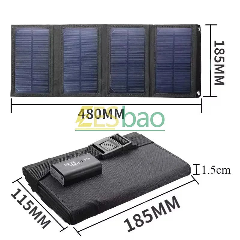 70W Waterproof Solar Panel Charger - Portable Power - InspiredGrabs.com