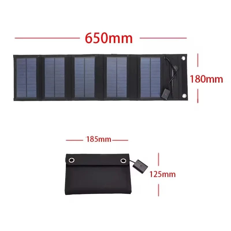 70W Waterproof Solar Panel Charger - Portable Power - InspiredGrabs.com