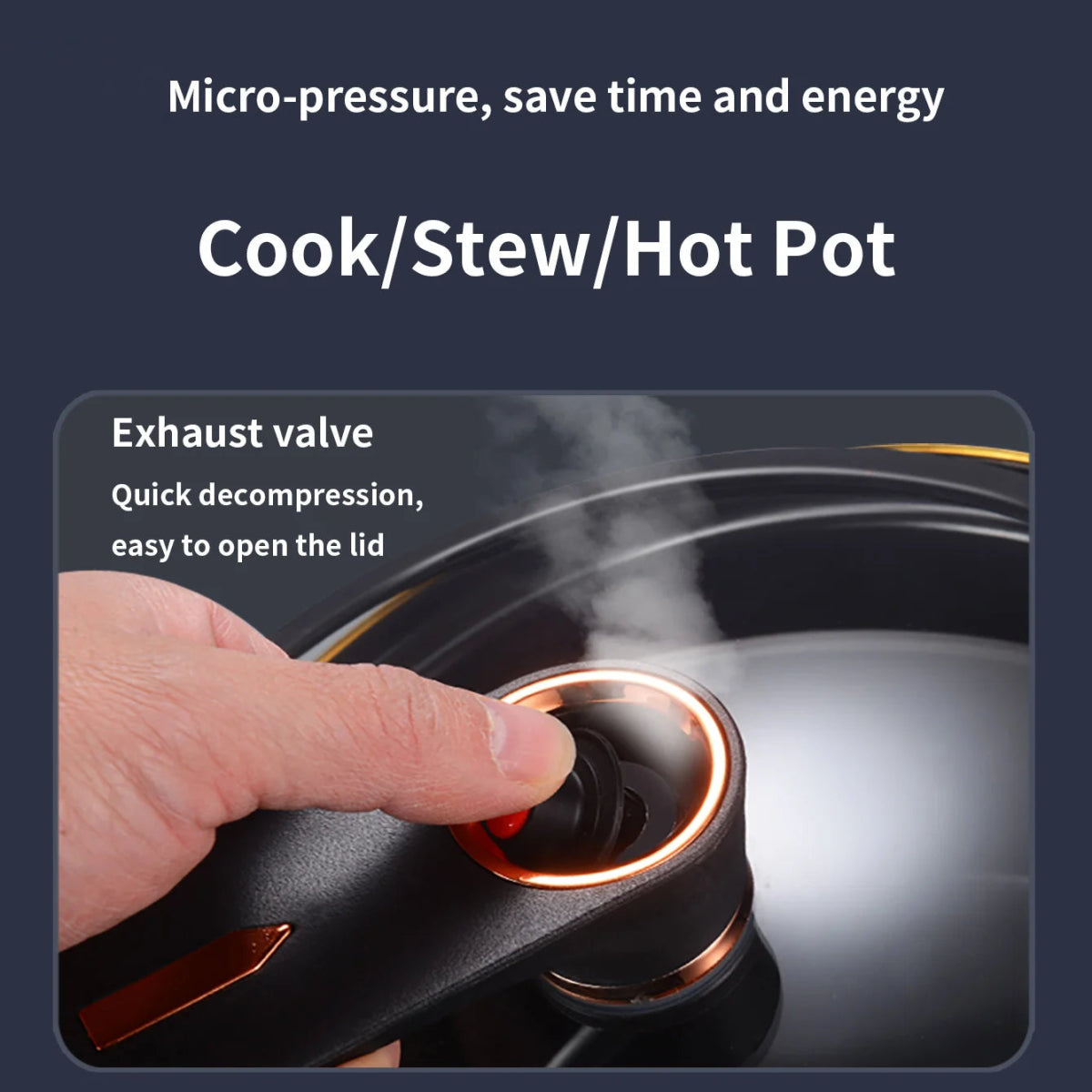 7L Multi - Functional Non - Stick Stew Pot - InspiredGrabs.com