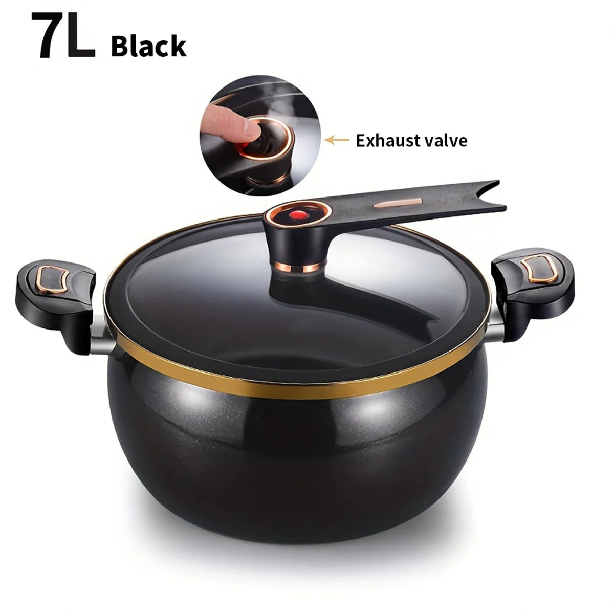 7L Multi - Functional Non - Stick Stew Pot - InspiredGrabs.com