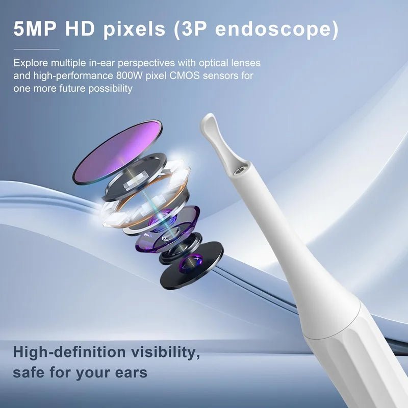 8 - Piece Smart Visual Ear Cleaning Tool Set - InspiredGrabs.com