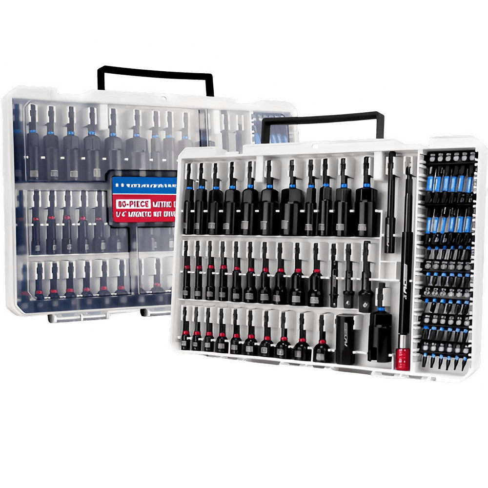 80 - Piece Magnetic Impact Nut Driver Set – Metric & SAE - InspiredGrabs.com