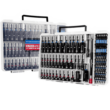 80 - Piece Magnetic Impact Nut Driver Set – Metric & SAE - InspiredGrabs.com