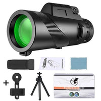 Thumbnail for 80x100 HD Monocular Telescope for Adventure Seekers - InspiredGrabs.com