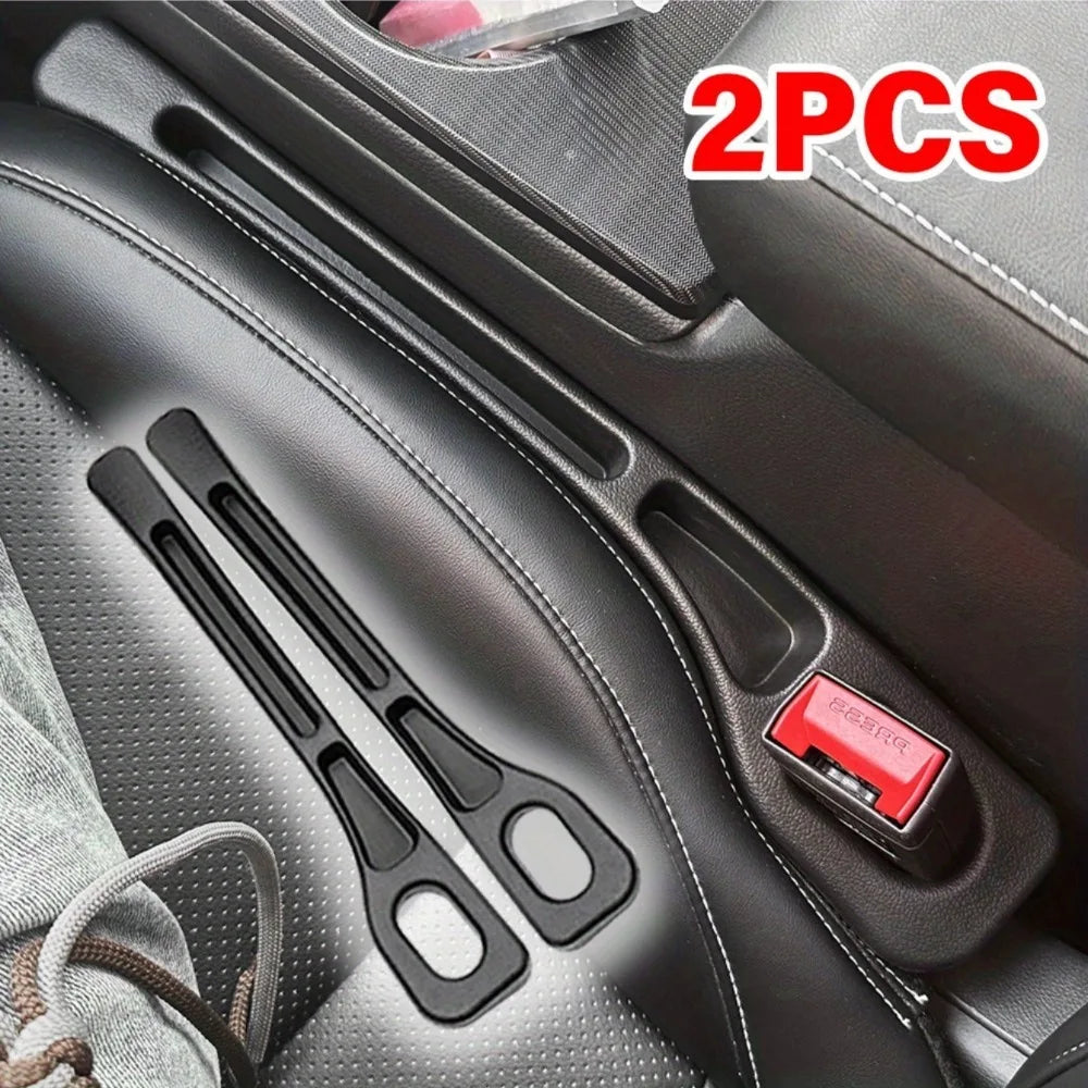 Two-piece car seat gap organizer set
