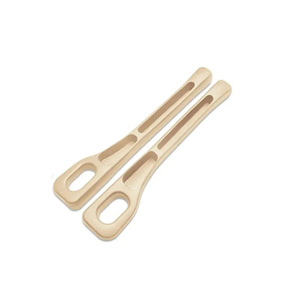 Beige car seat gap organizer pair