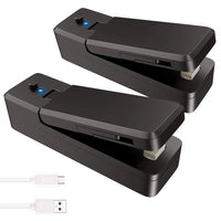 Thumbnail for Black rechargeable mini bag sealer with cutter