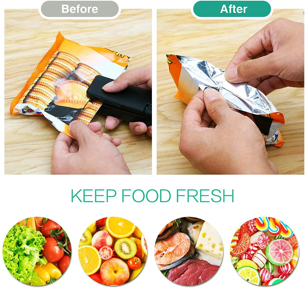 Mini heat sealer use instructions