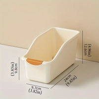 Thumbnail for Single open-front storage bin with verified dimensions