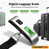 Thumbnail for Portable digital luggage scale with strap