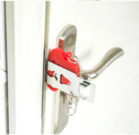 Thumbnail for Portable lock installed on compatible door
