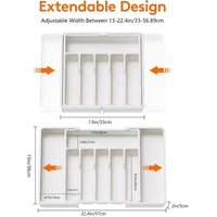 Thumbnail for Black utensil drawer tray feature overview