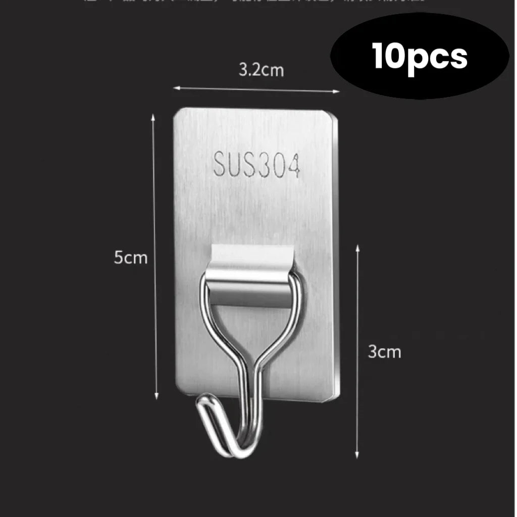 Self-adhesive towel hook size and pack options