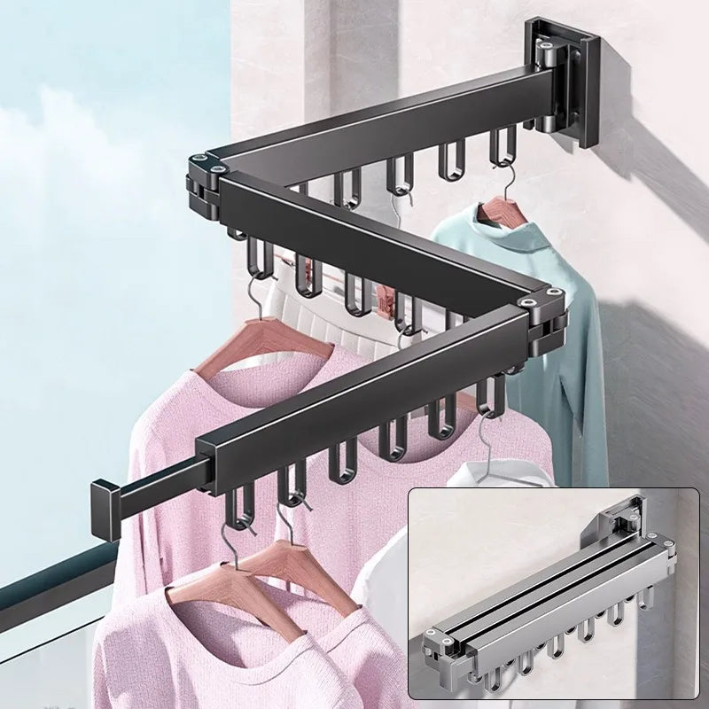 Grey drying rack – mounting-area detail
